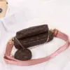 Louis Vuitton Mono Pink Belt Multi Pochette Bag (With Box)