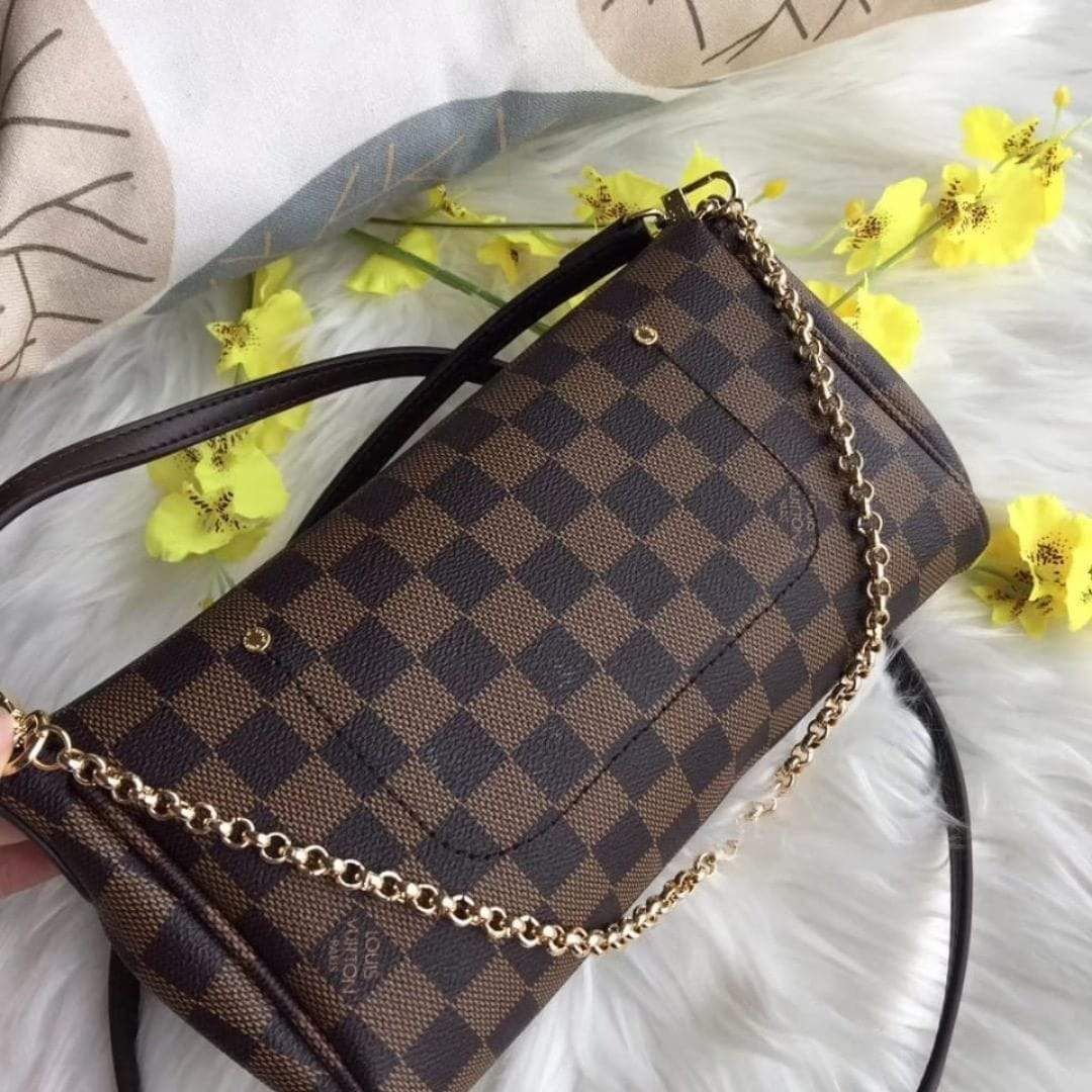 1st-copy-louis-vuitton-lv-check-sling-bag-13877476687938-e97b5b57 Louis Vuitton Shelton Grid Shoulder Bag(With Box)