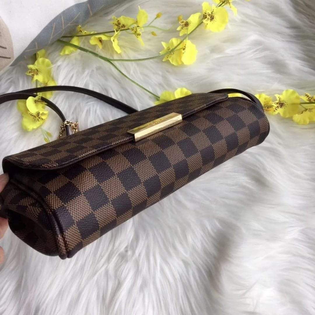 1st-copy-louis-vuitton-lv-check-sling-bag-13877476720706-63370764 Louis Vuitton Shelton Grid Shoulder Bag(With Box)