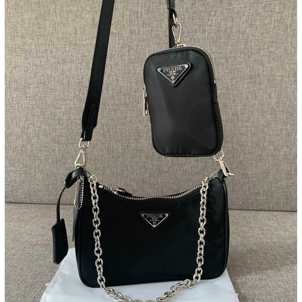 WhatsApp-Image-2021-09-17-at-16.47.30-1-582d177a Prada Re-Edition 2005 Multi Pochette Black Silver Sling Bag (With Box)