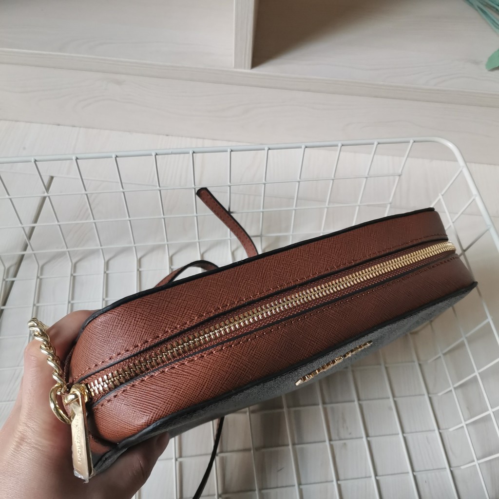 WhatsApp Image 2022-06-14 at 5.18.45 PM Michael Kors Jet Set Coffee Camera Sling Bag (With Box)