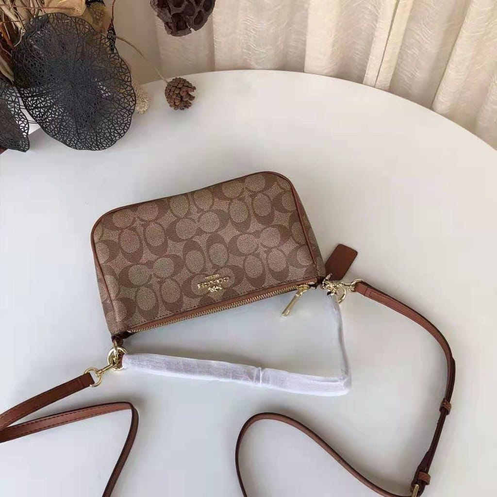 WhatsApp Image 2022-07-18 at 20.22.09 (1) Coach Apricot Tan Shoulder Bag (With Box)