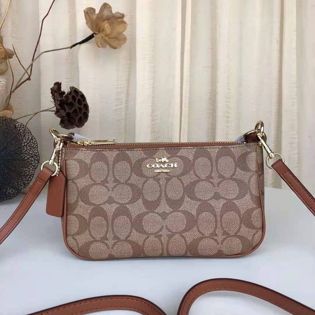 WhatsApp Image 2022-07-18 at 20.22.10 (1) Coach Apricot Tan Shoulder Bag (With Box)