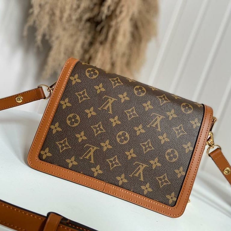 WhatsApp Image 2022-08-13 at 17.42.59 Louis Vuitton Dauphine Brown Coffee Shoulder Bag (With Box)