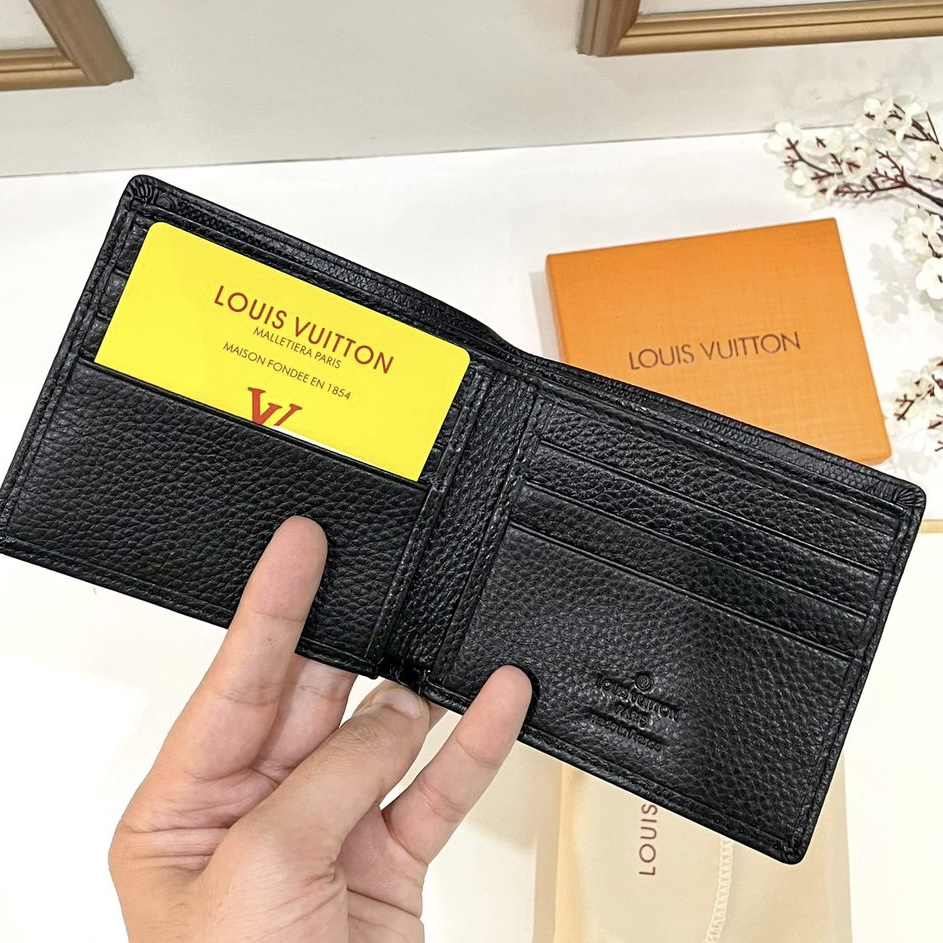 948a3240-c628-4753-83da-a6abfffdca8b Louis Vuitton Black Grid Men's Wallet