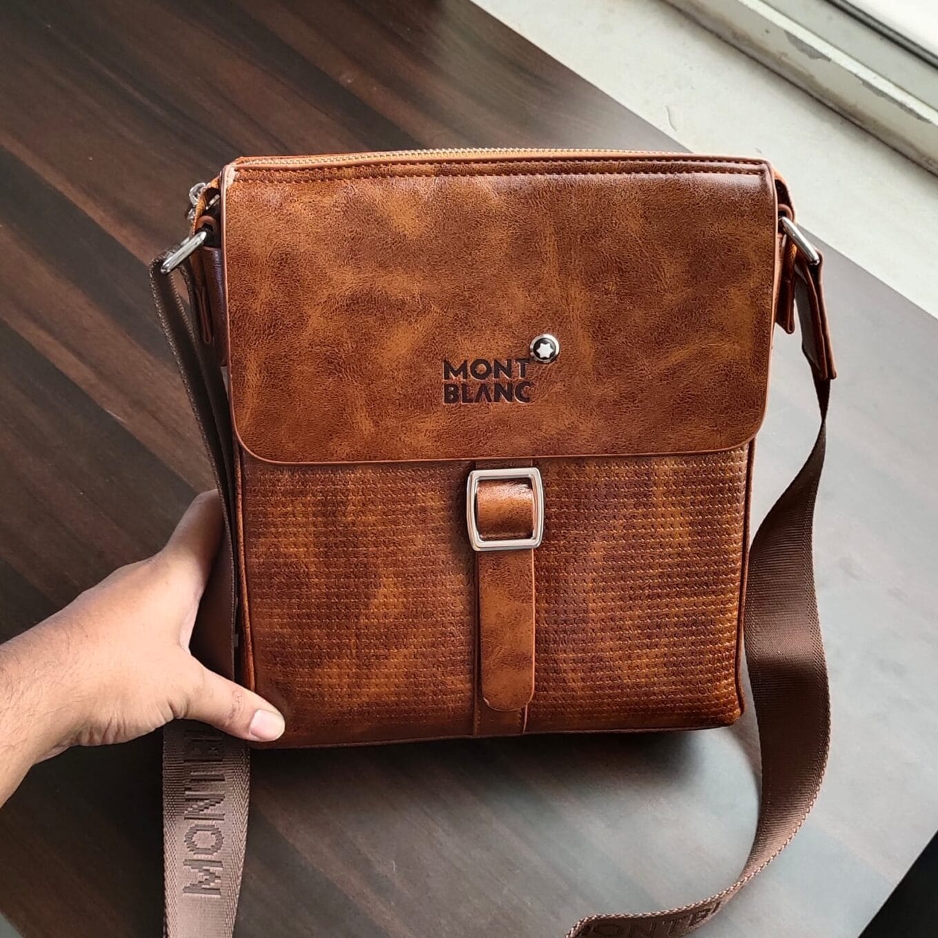 WhatsApp Image 2022-09-07 at 6.37.35 PM Montblanc Brown Messenger Bag
