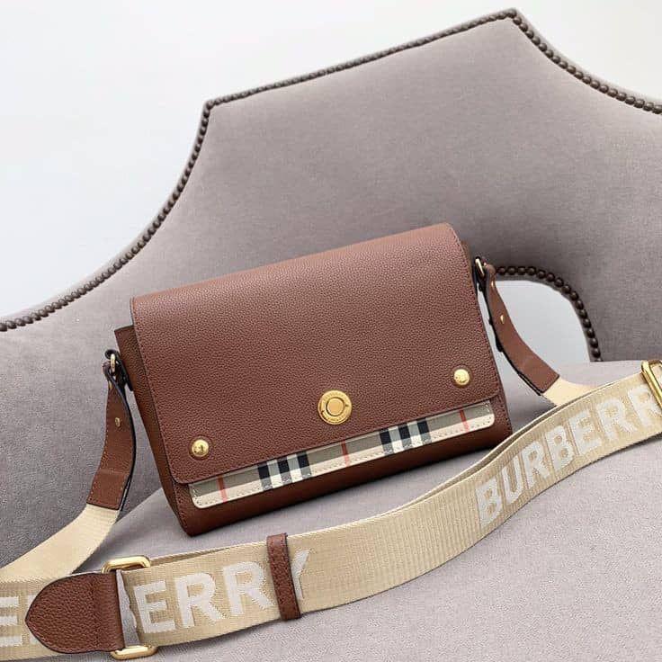 WhatsApp Image 2023-06-01 at 17.28.34 Burberry Note Vintage Brown Crossbody Bag (With Box)