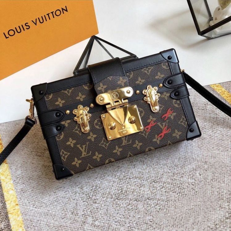 WhatsApp Image 2023-06-20 at 18.07.39 Louis Vuitton Petite Malle Coffee Premium Handbag (With Box)