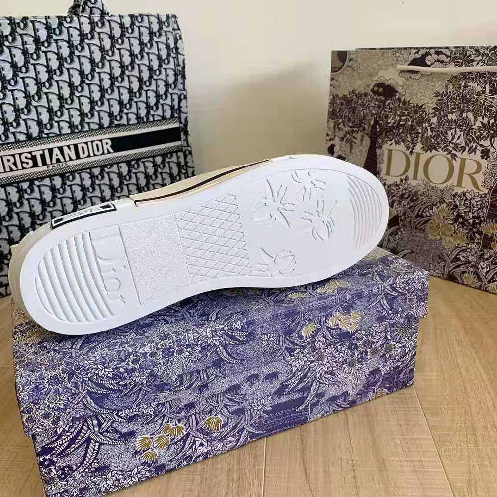 WhatsApp Image 2023-07-29 at 11 Dior White and Black Oblique Canvas Sneaker for Men