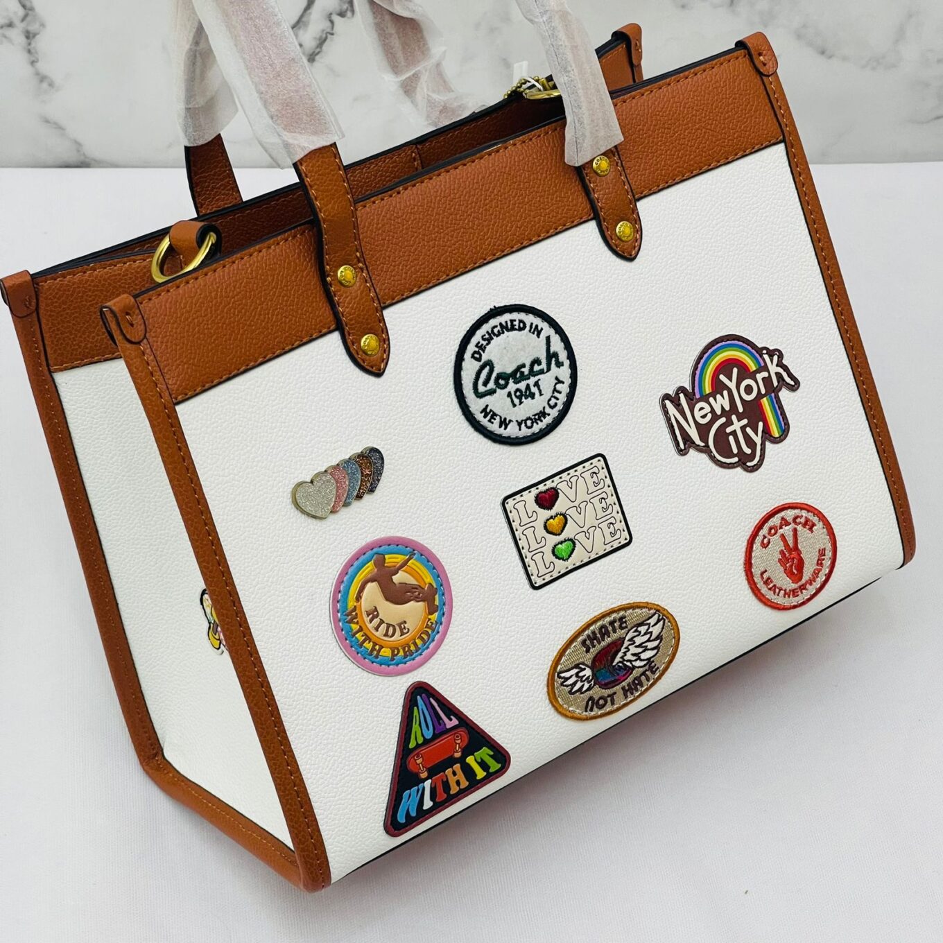 WhatsApp Image 2023-08-18 at 18.23.48 Coach Premium Quality Field Patch Tote (With Box)
