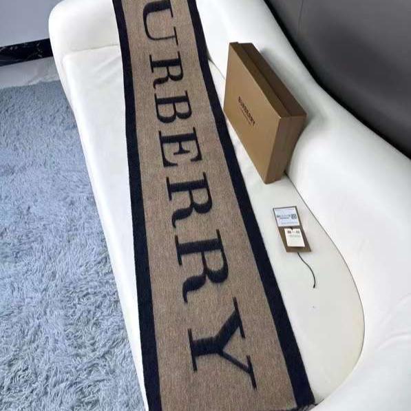 Burberry Khaki Warm Unisex Muffler
