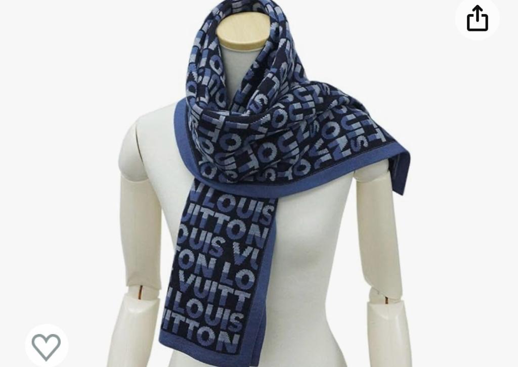 WhatsApp Image 2023-12-29 at 22.34.00_2ed26abd Louis Vuitton Blue Monogram Unisex Muffler