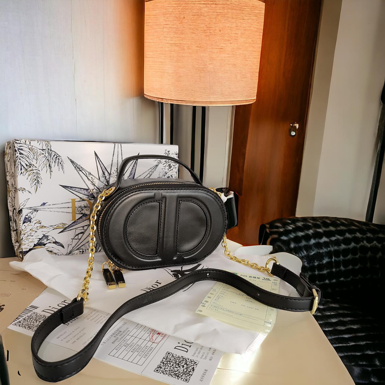 WhatsApp Image 2024-01-17 at 11.22.28_88aa161d Christian Dior CD Black Oval Camera Bag (With Box)