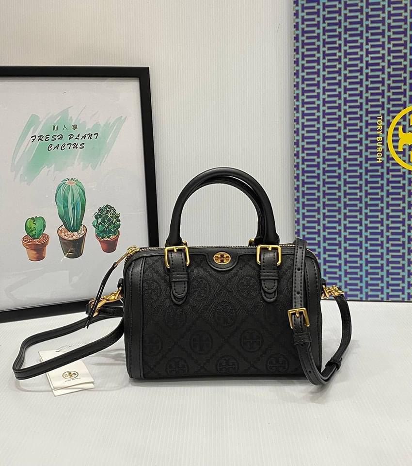 WhatsApp Image 2024-05-14 at 8.29.28 PM Tory Burch Black Mini Speedy Bag (With Box)