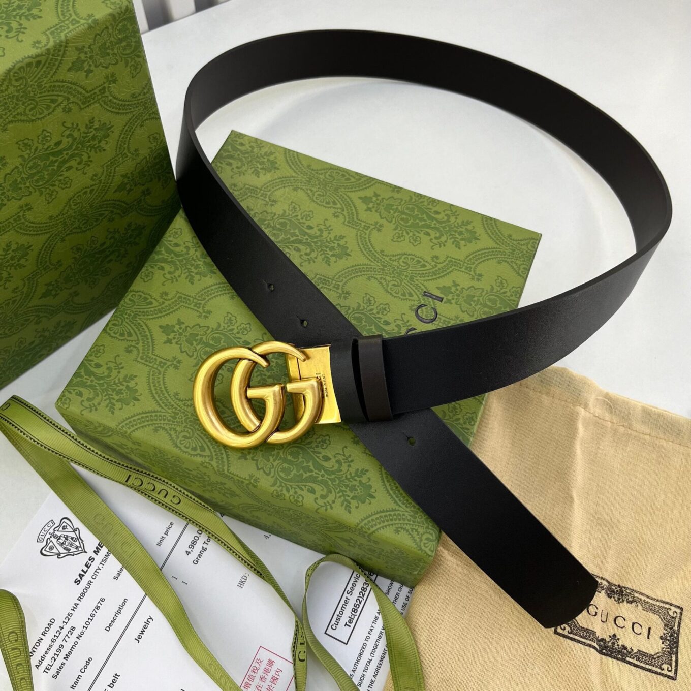 WhatsApp Image 2024-06-03 at 6.31.37 PM (1) Gucci GG Black and coffee Reversible Unisex Belt