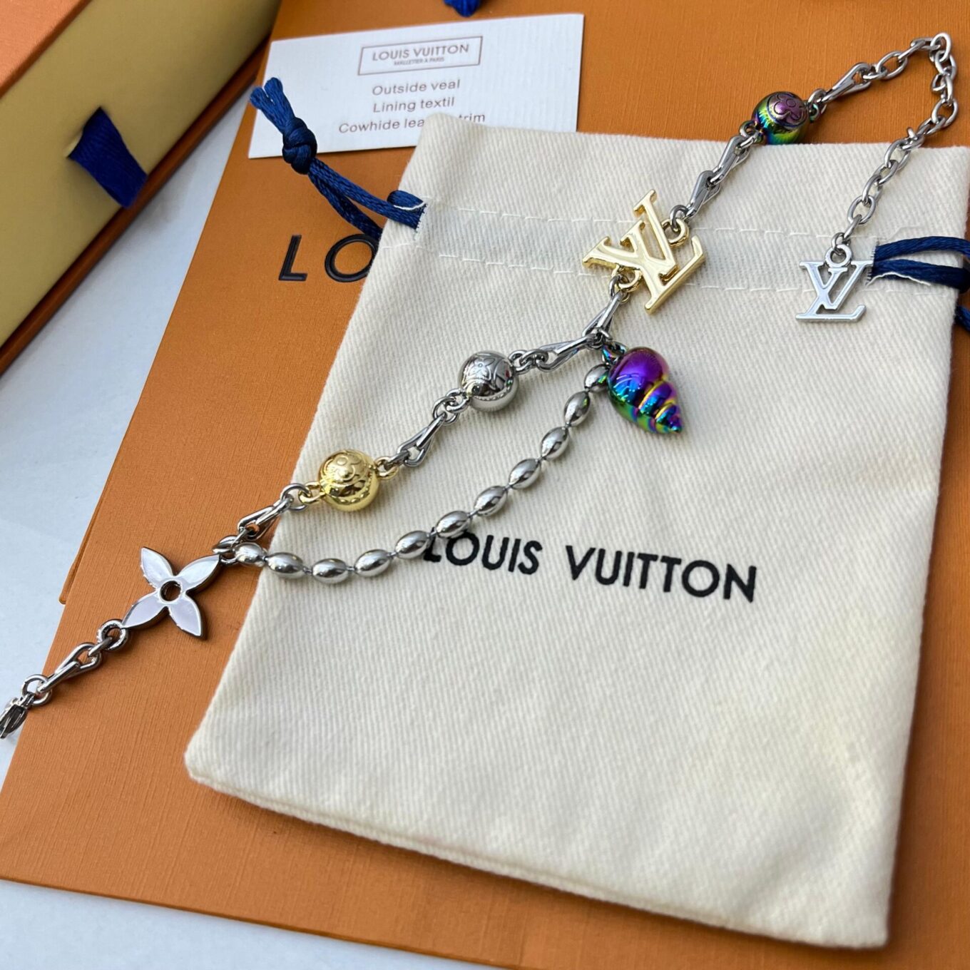 WhatsApp Image 2024-07-06 at 1.17.47 PM Louis Vuitton Shell Silver Bracelet