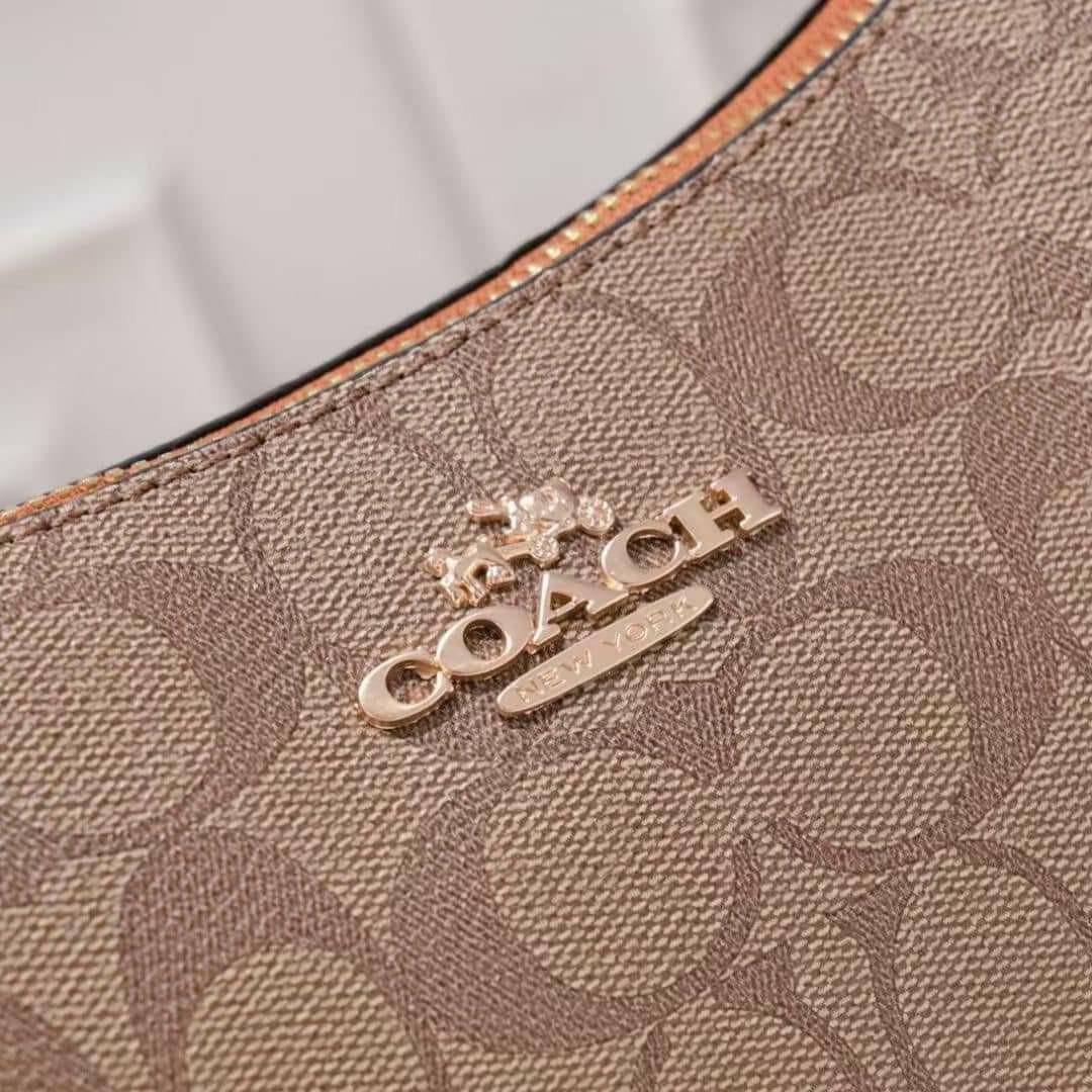 WhatsApp Image 2024-07-10 at 9.13.44 PM (1) Coach Teri Apricot Brown Shoulder Bag
