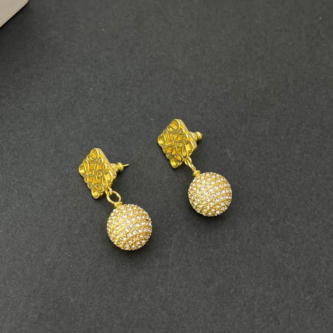 WhatsApp Image 2024-07-26 at 1.40.17 PM Loewe Studded Pendulum Earring