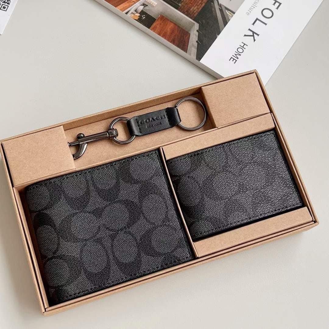 WhatsApp Image 2024-08-09 at 2.36.20 PM Coach Black Classic Premium Men’s Wallet Gift Set