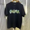 Amiri Floral Black Oversized Tshirt