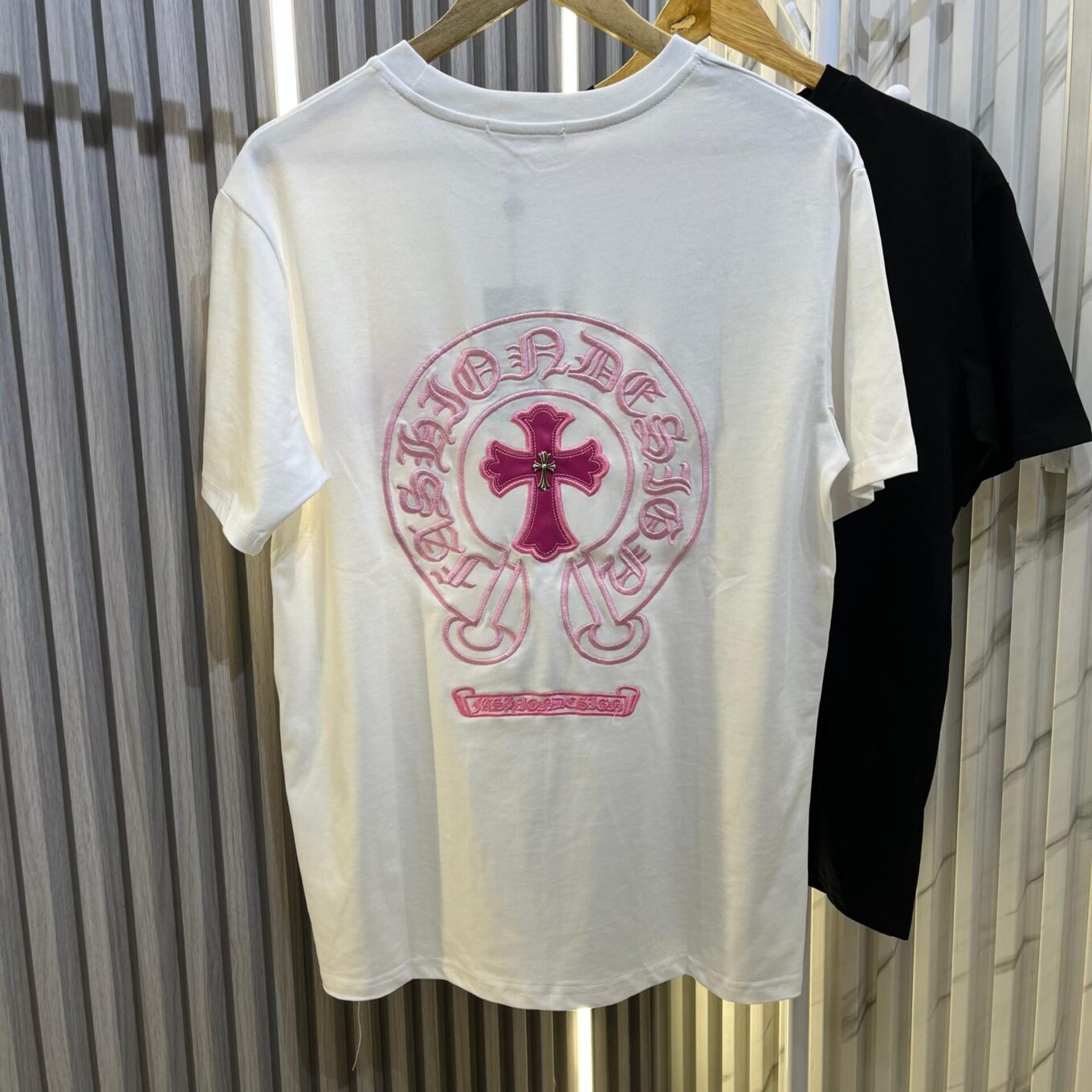 WhatsApp Image 2024-10-25 at 4.09.51 PM (1) Chromeheart White Oversized Women’s Tshirt