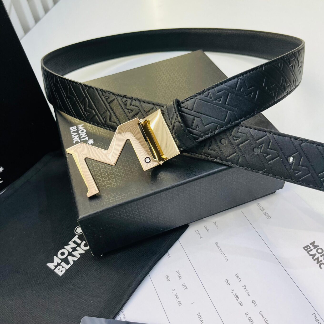WhatsApp Image 2024-10-26 at 5.26.37 PM Montblanc Black Mono Premium Men’s Belt