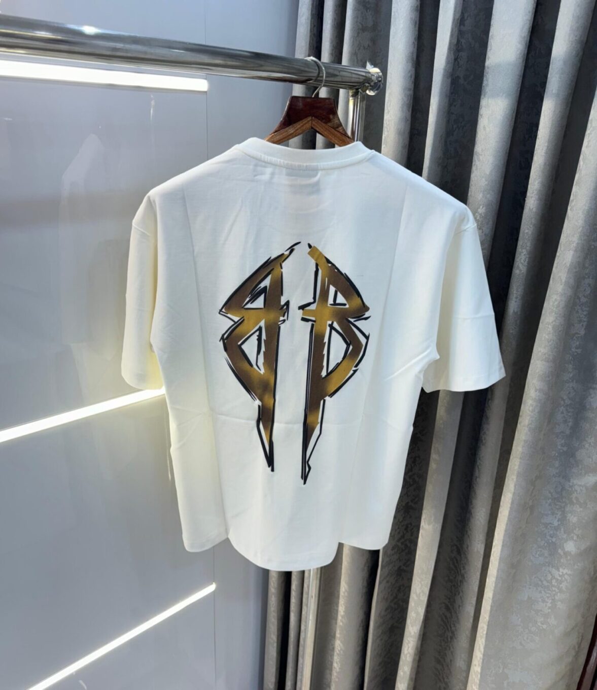 WhatsApp Image 2024-10-29 at 6.10.39 PM (1) Balenciaga White Oversized Men’s T-Shirts