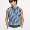 Christian Dior Monogram Knitted Sleeveless Warm Top