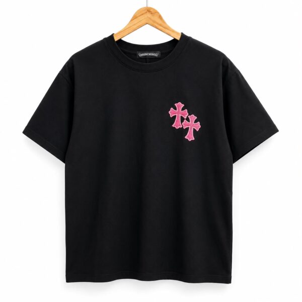 WhatsApp Image 2026-06-05 at 18.41.57 Chromeheart Black Oversized Women’s Tshirt