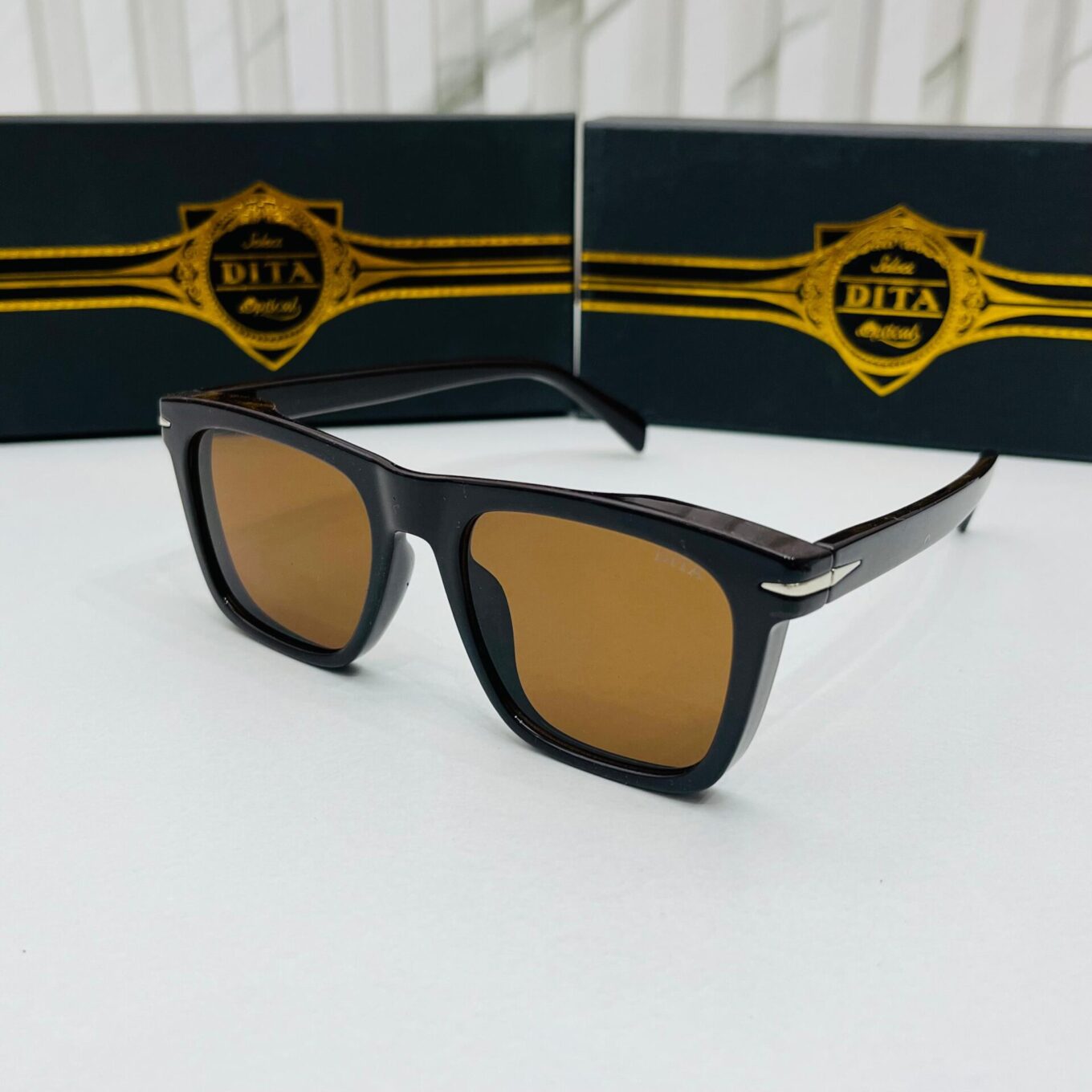 WhatsApp Image 2024-11-28 at 6.30.09 PM Dita Brown Glass Unisex Sunglass