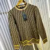 Fendi Monogram Brown Sweater