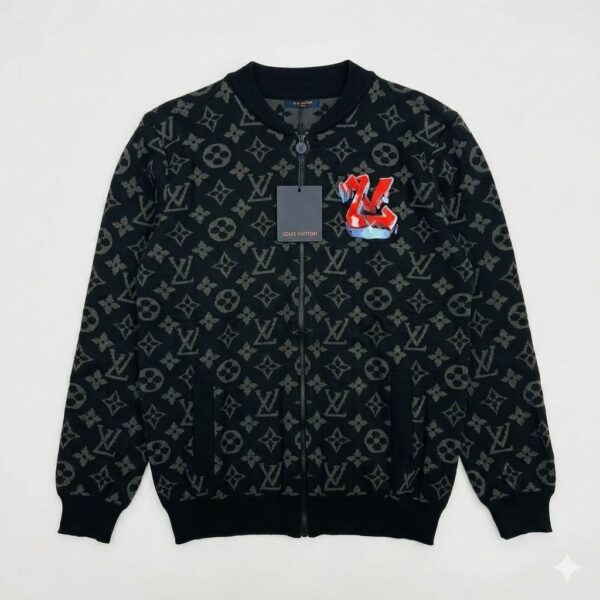 WhatsApp Image 2026-06-04 at 19.08.34 Louis Vuitton Graffiti Zip Sweater
