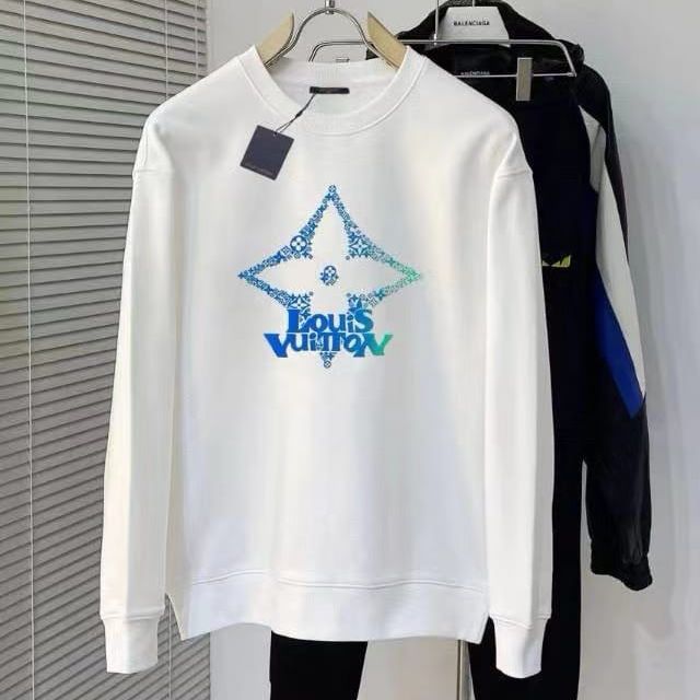 WhatsApp Image 2025-01-03 at 7.01.37 PM Louis Vuitton Flower White Sweatshirt