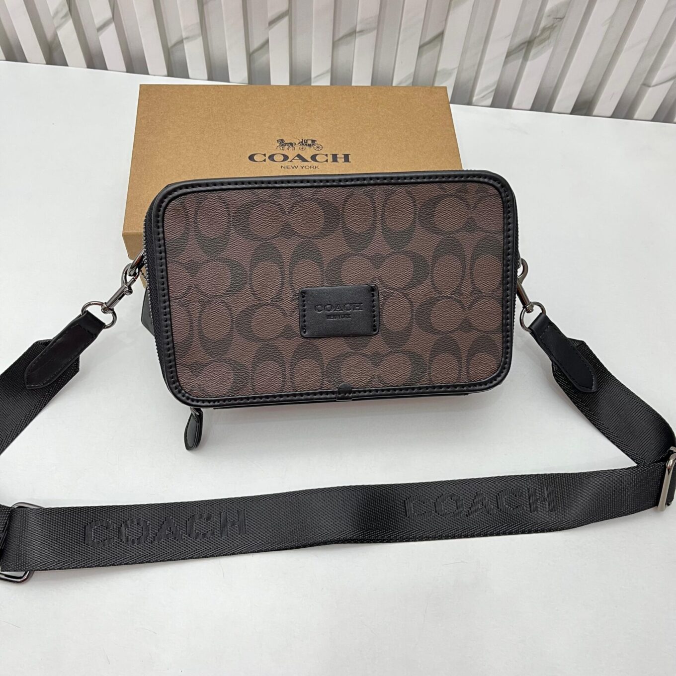 WhatsApp Image 2025-01-30 at 6.59.19 PM Coach Wyatt Coffee Messenger Bag (With Box)