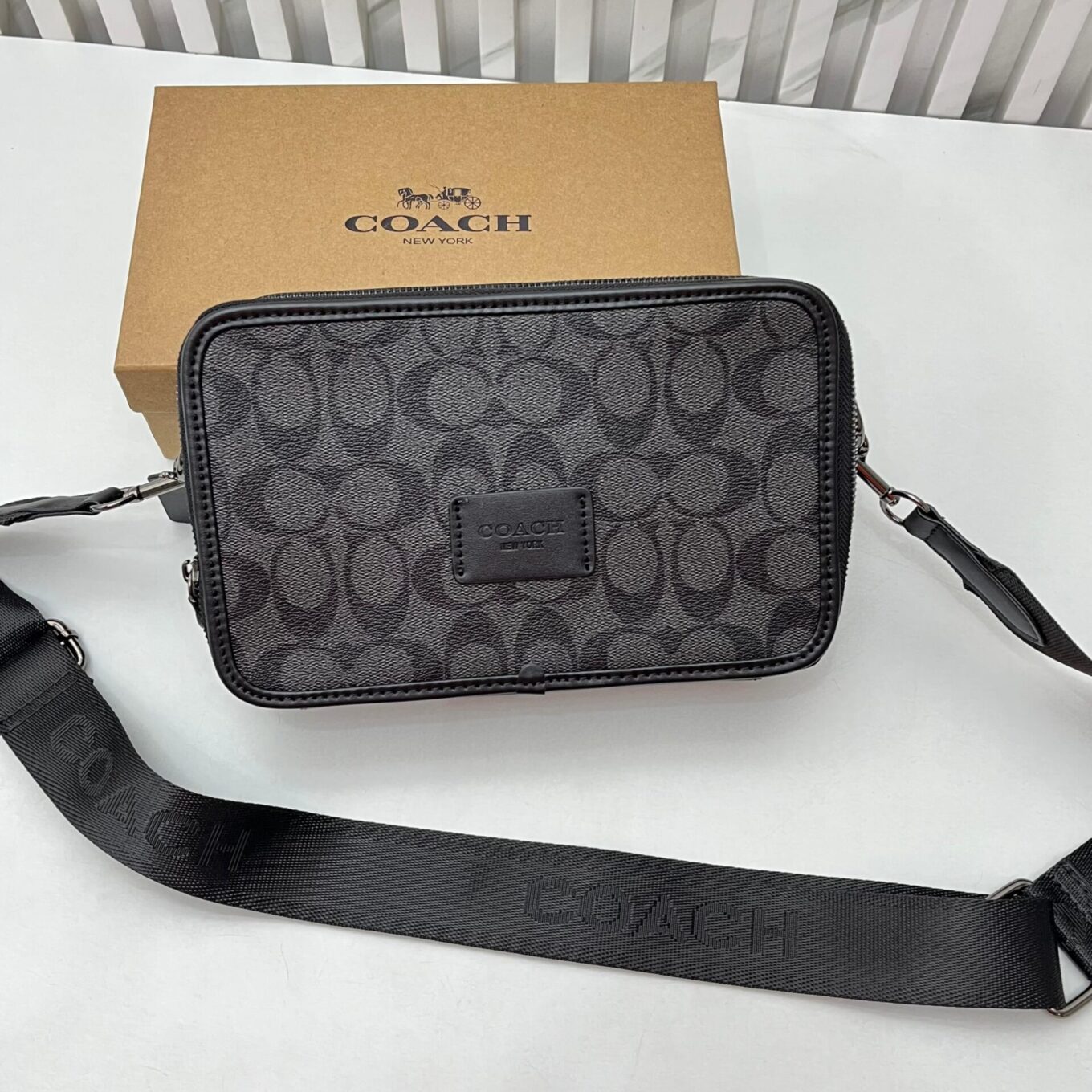 WhatsApp Image 2025-01-30 at 7.01.25 PM Coach Wyatt Black Messenger Bag (With Box)