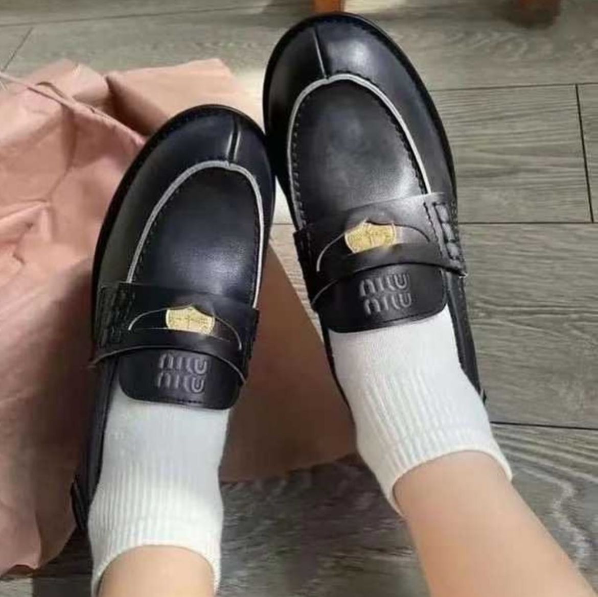 WhatsApp Image 2025-02-15 at 1.33.08 PM Miu Miu Black Penny Loafer