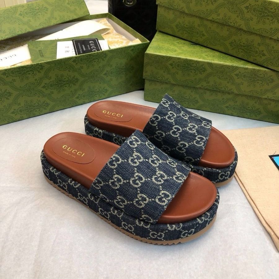 WhatsApp Image 2025-02-27 at 4.31.31 PM Gucci GG Canvas Denim Slide Sandle