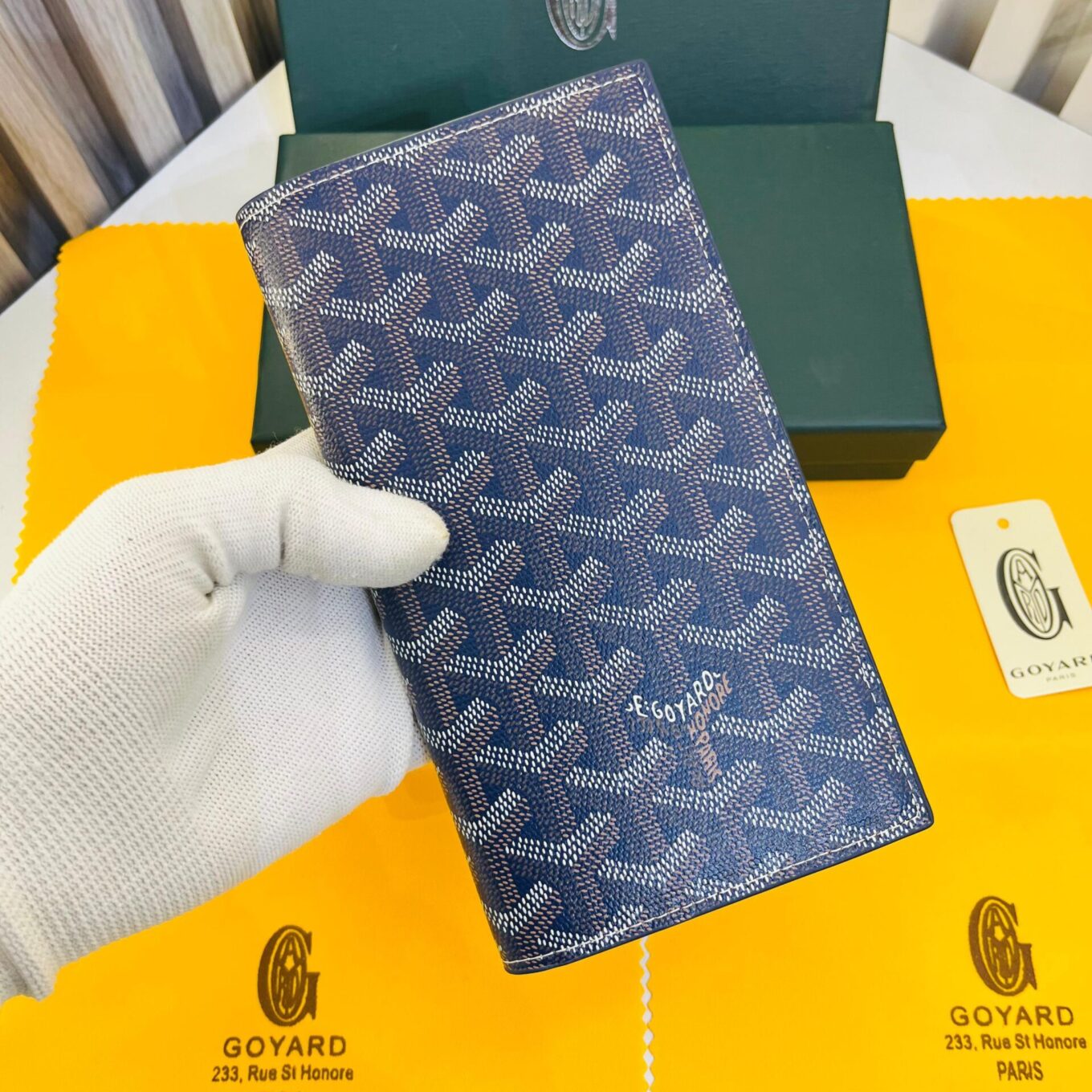 WhatsApp Image 2025-03-01 at 12.53.15 AM Goyard Grenelle Blue Long Premium Wallet