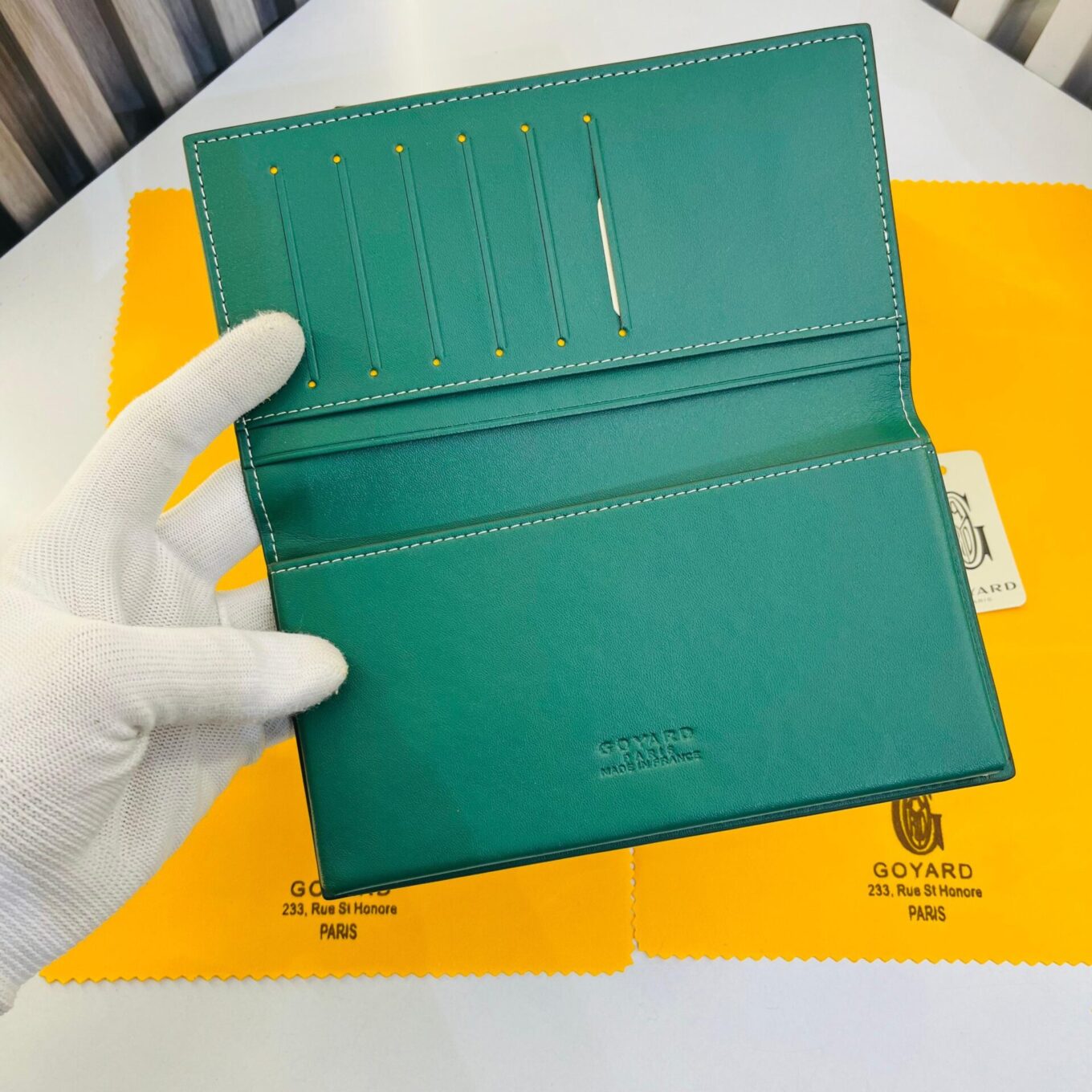 WhatsApp Image 2025-03-01 at 12.57.18 AM (1) Goyard Grenelle Green Long Premium Wallet