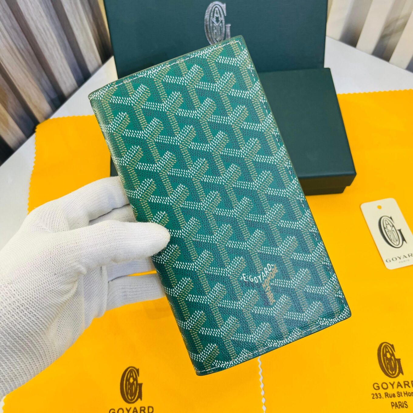 WhatsApp Image 2025-03-01 at 12.57.18 AM Goyard Grenelle Green Long Premium Wallet