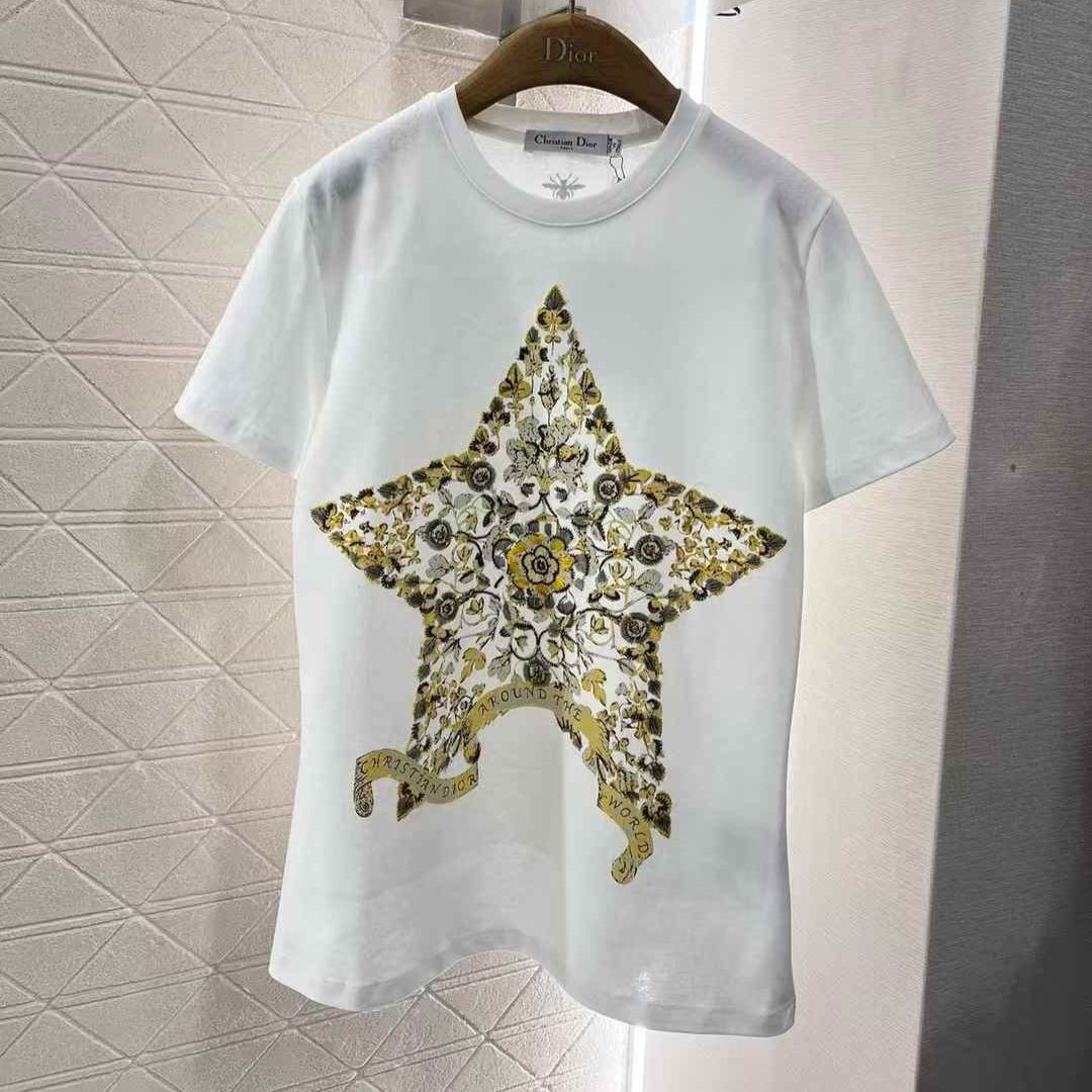 WhatsApp Image 2025-03-01 at 8.46.14 PM (1) Christian Dior Monogram White T-shirt
