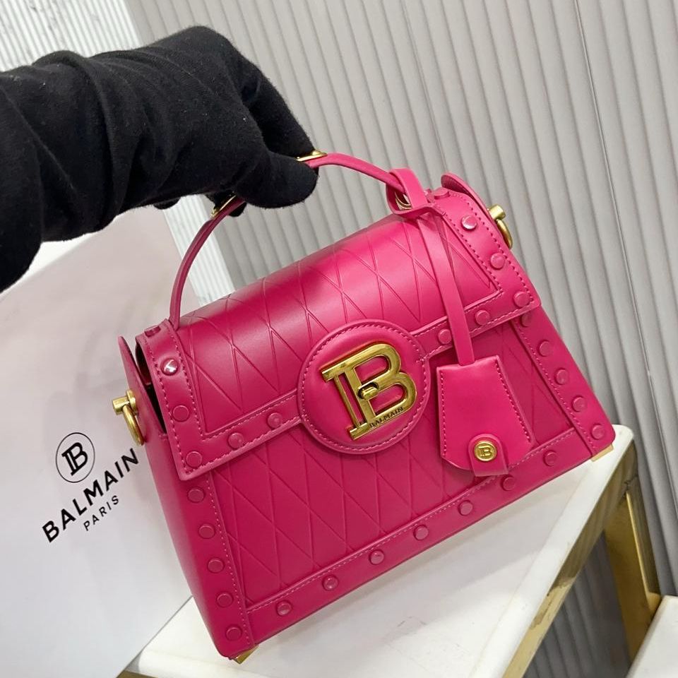 WhatsApp Image 2025-03-03 at 6.16.37 PM Balmain B Buzz Dynasty Rose Color Hand Bag (With Box)