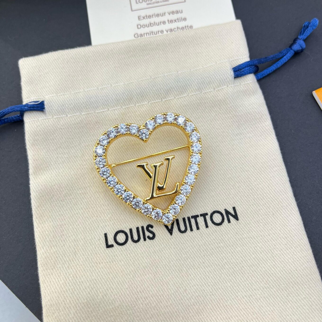 WhatsApp Image 2025-03-07 at 4.59.23 PM Louis Vuitton Love Golden Brooch