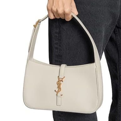 WhatsApp Image 2026-04-09 at 21.09.30 Ysl White Le 5 A 7 Small Shoulder Bag (With Box)