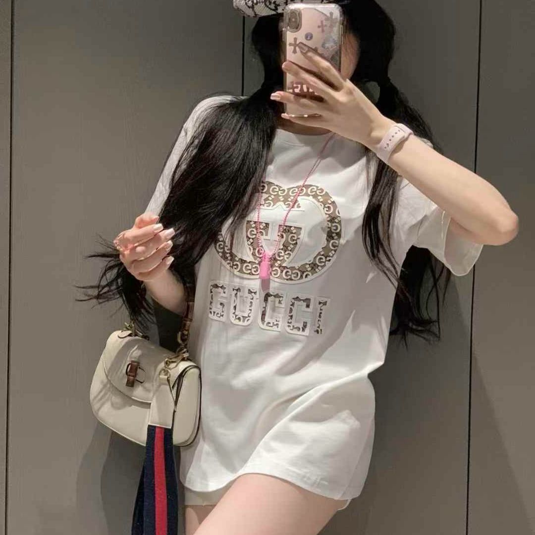 WhatsApp Image 2025-04-04 at 1.33.51 PM (2) Gucci White Monogram T-shirt