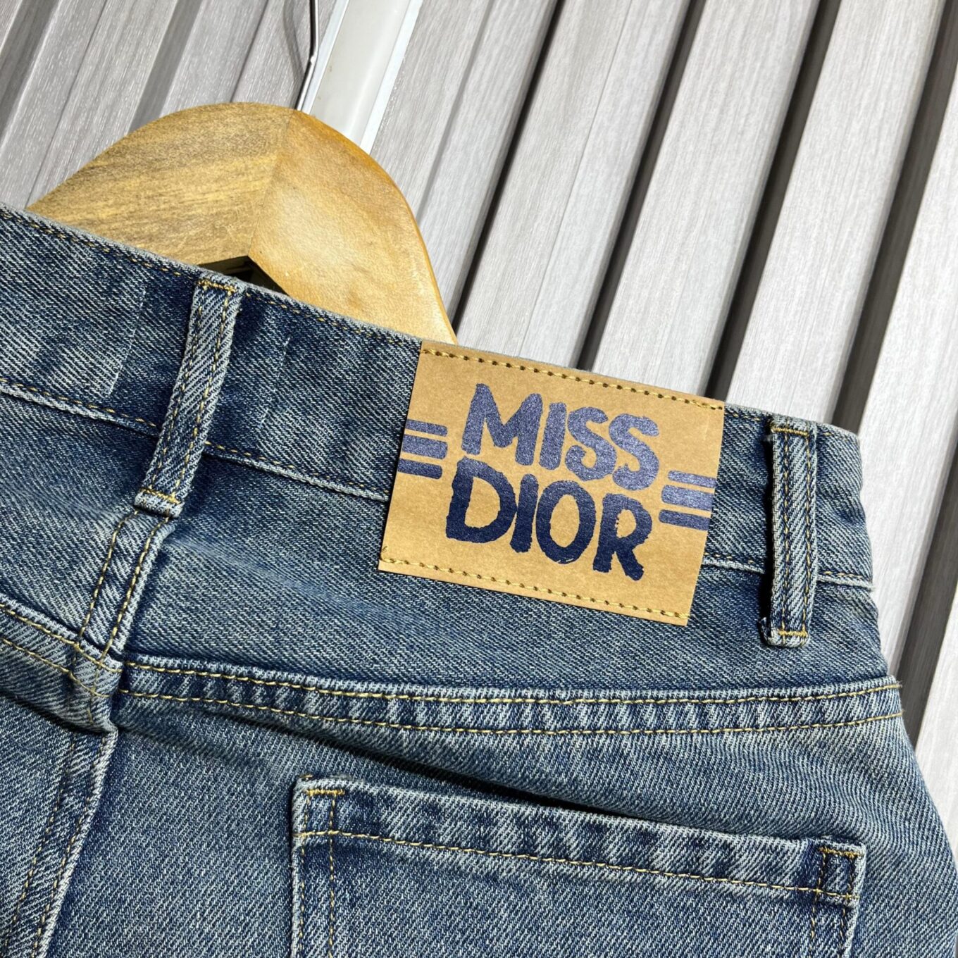 WhatsApp Image 2025-05-22 at 8.04.17 PM (1) Miss Dior Women's Blue Denim Shorts