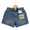 Miss Dior Women's Blue Denim Shorts