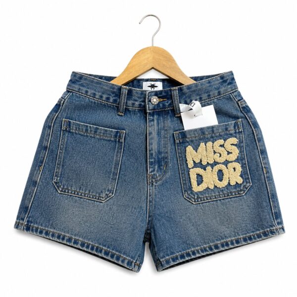 WhatsApp Image 2026-06-04 at 11.30.08 Miss Dior Women's Blue Denim Shorts