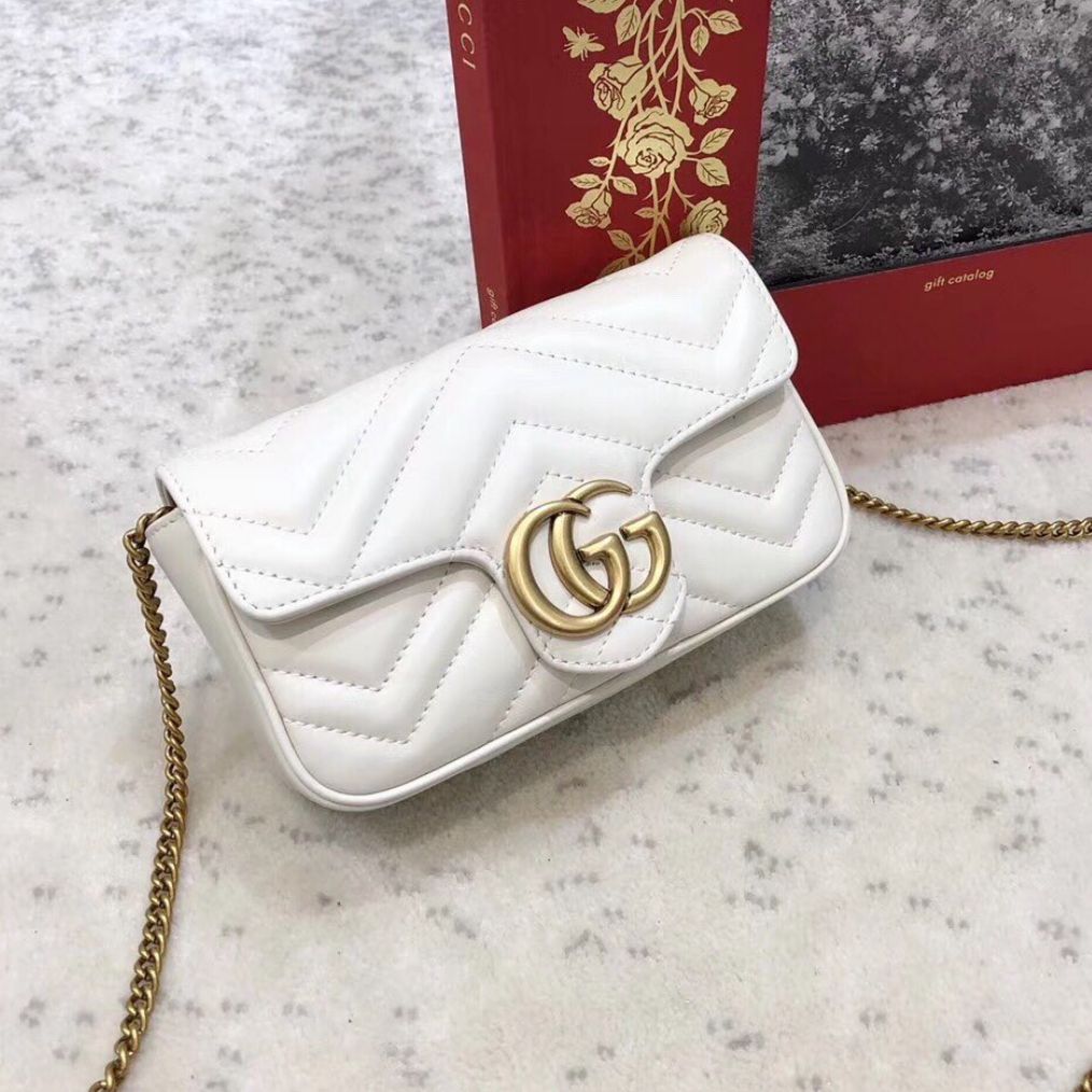 WhatsApp Image 2025-06-04 at 5.40.25 PM Gucci Marmont Mini White Sling Bag (With Double Box)