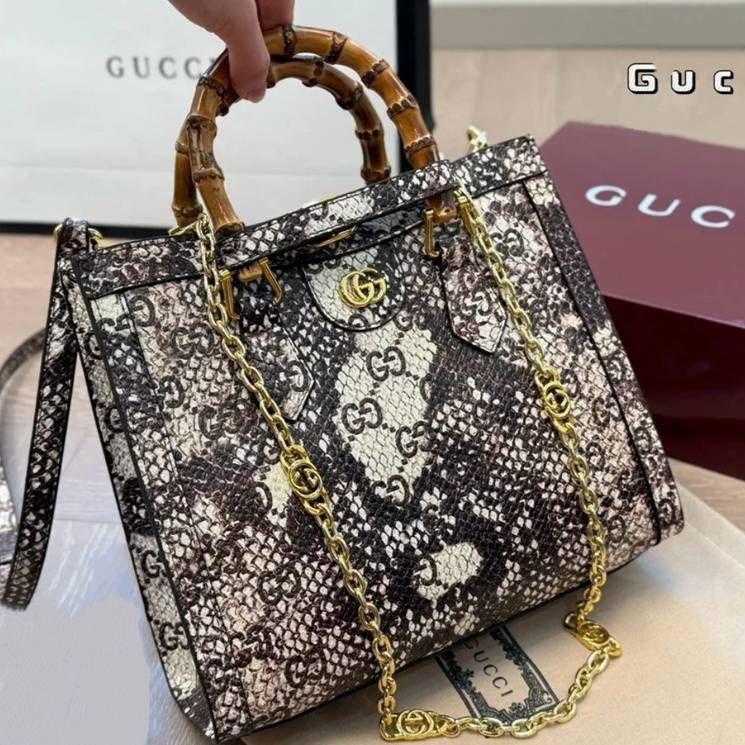 WhatsApp Image 2025-06-04 at 6.10.24 PM Gucci Diana Python Premium Quality Large Handbag (With Double Box)